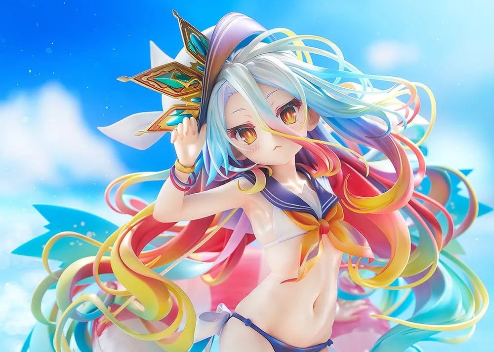 No Game No Life Statue 1/7 Shiro: Sailor-Style Swimsuit Ver. 24 cm